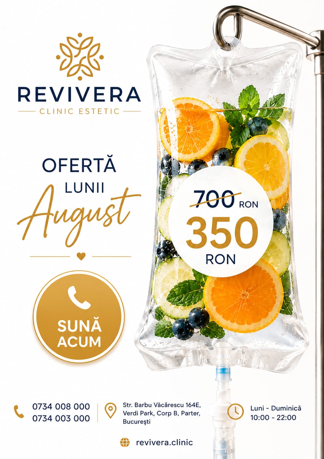 Oferta lunii August — August Refresh Energie & Hidratare IV, 50% reducere