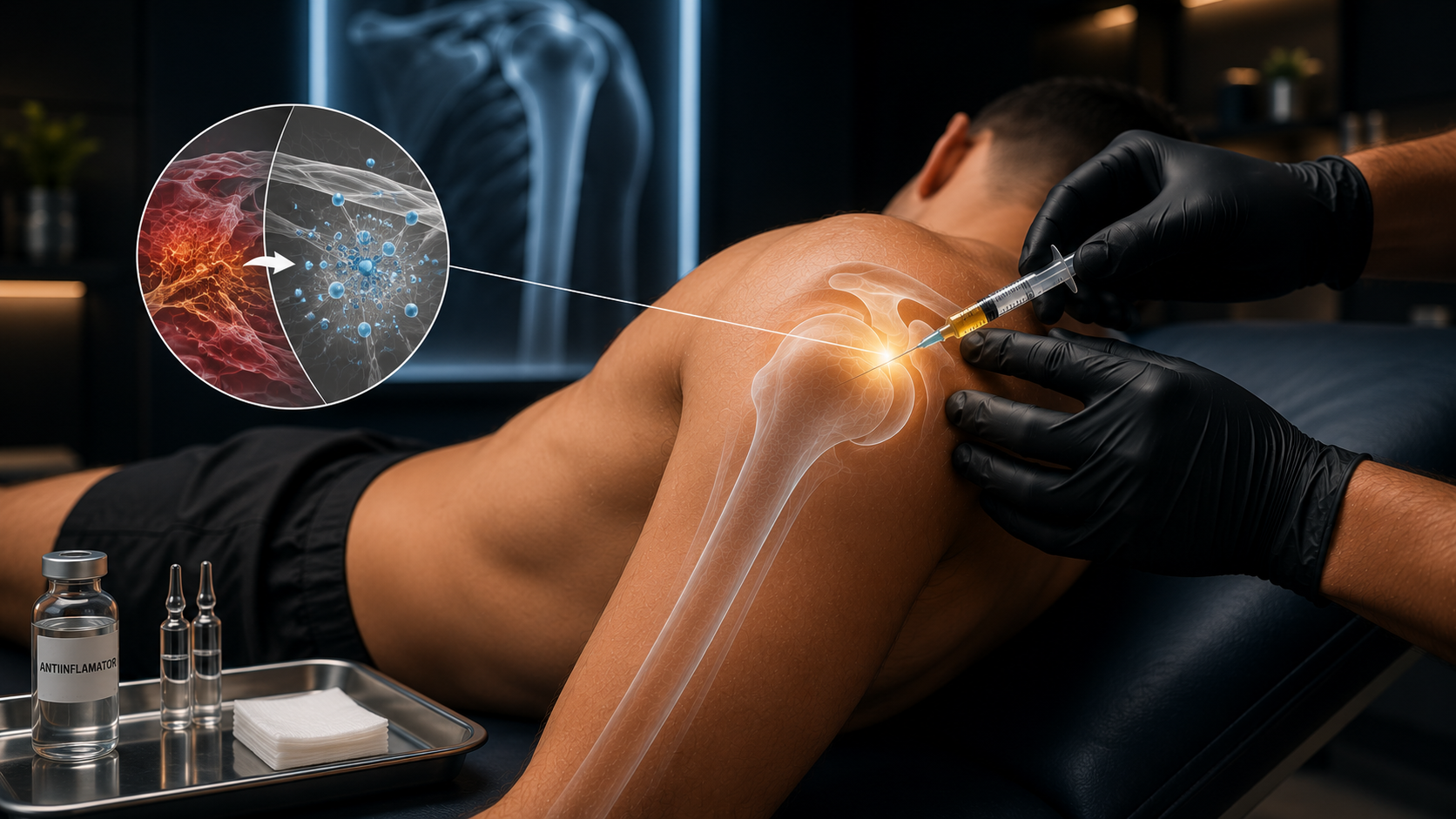 Infiltrație articulară cu antiinflamator